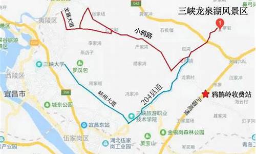 上海到宜昌自驾车路线图_上海到宜昌自驾车